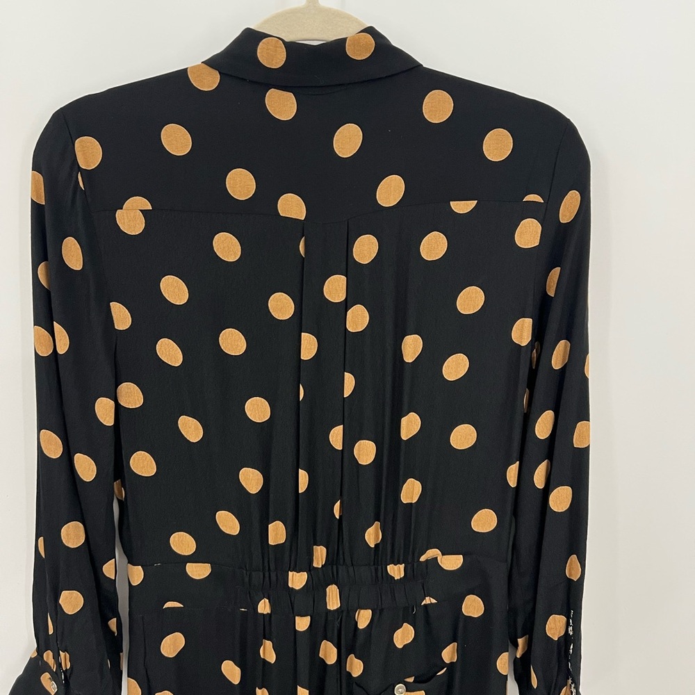 Anthropologie Loveland polkadot wide leg jumpsuit - Picture 6 of 12